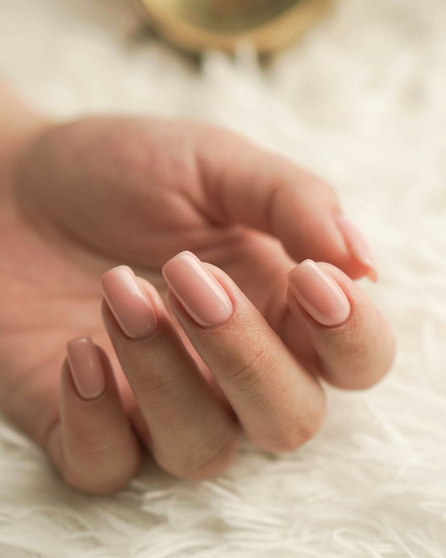 A classic, neutral manicure